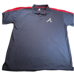 Atlanta Braves MLB Baseball Mens Polo Shirt Sz 3XL Licensed